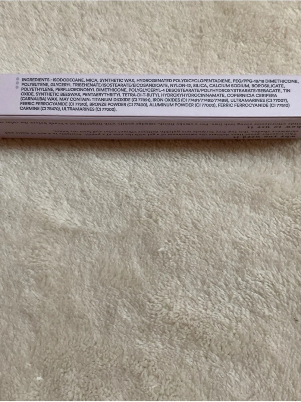 Julep Silver Eyeliner Pencil with Clear Cap
